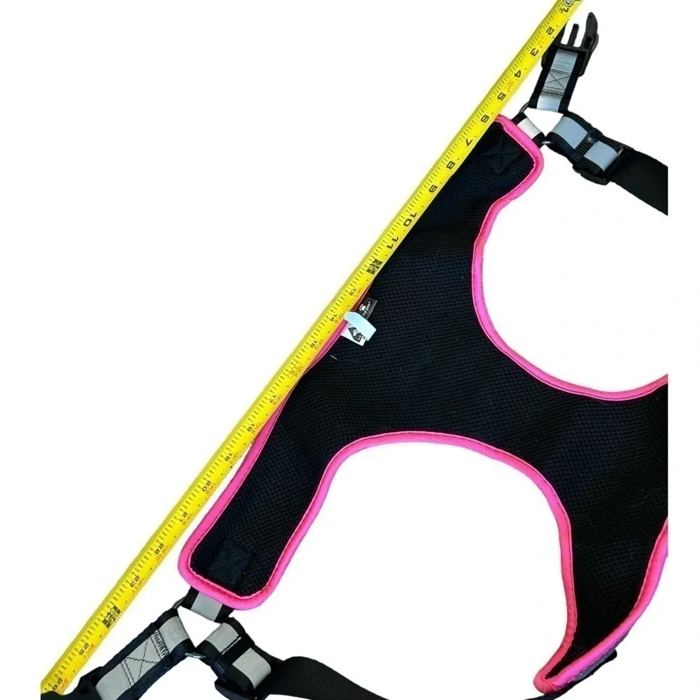 TOP PAW PINK RAINBOW SHIMMER DOG HARNESS, SIZE XL